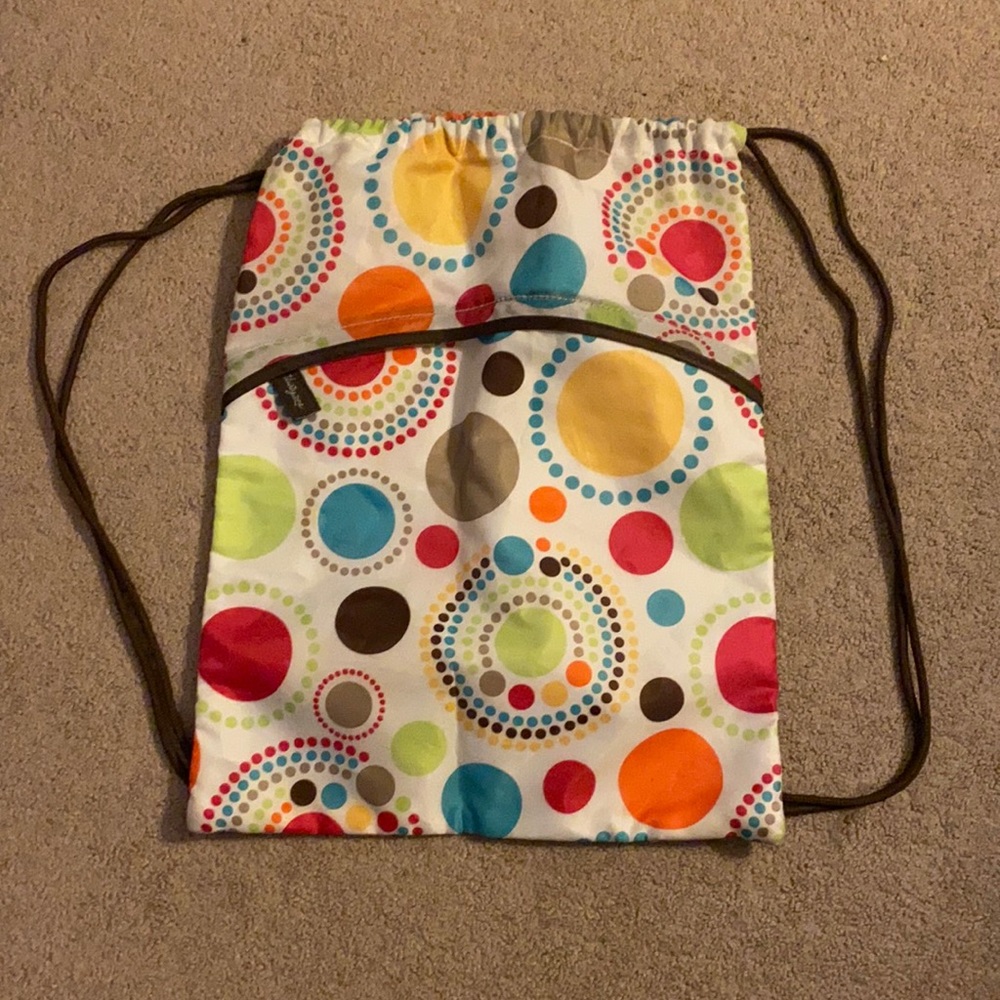 Thirty-One Drawstring Bag - Circle Spirals - image 1